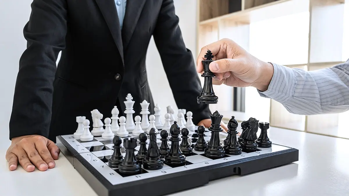 fractional cmo thinking strategy chess board